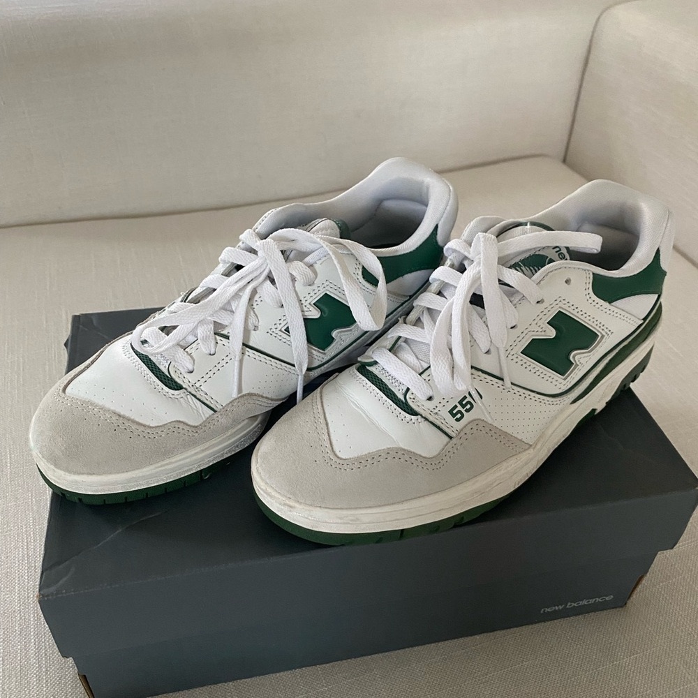 New Balance 550 Green Sneaker